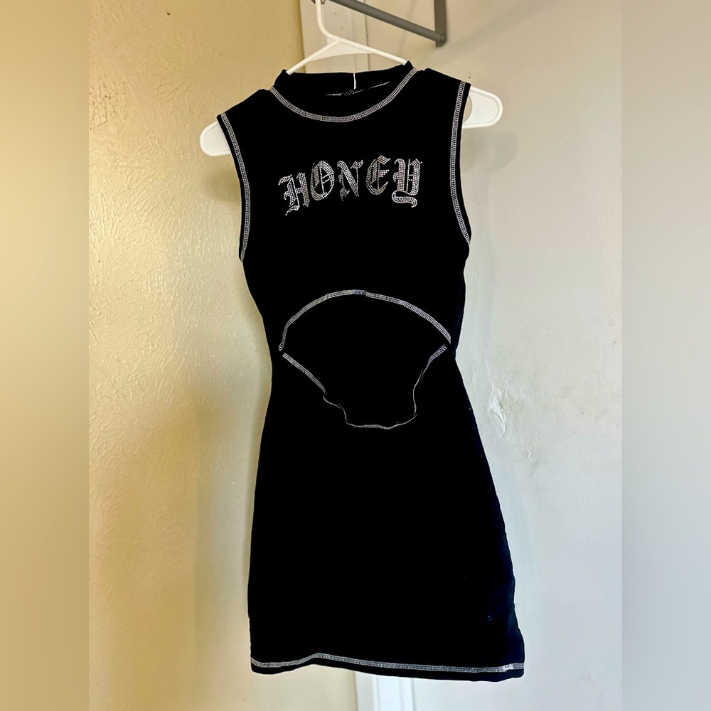NEVER WORN SHEIN Black Dress Honey Brand New